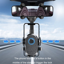 Load image into Gallery viewer, Car Rearview Mirror Mobile Phone Holder Multifunctional AR Navigation Support Bracket