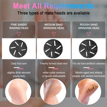 Load image into Gallery viewer, Electric Foot File Pedicure Kit Waterproof Feet Callus Remover, White, Kit 1 White, Kit 2  White, Matte Black, Kit 1 Black, Kit 2  Black