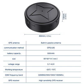 2G Wireless GPS Strong Magnetic Locator For Pets/Elderly/Children, PG12