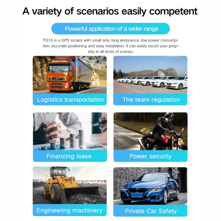 2G Car Motorcycle Waterproof GPS Tracking Locator, PG10WiFi