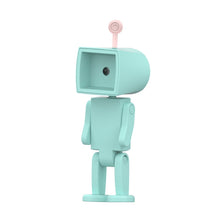 Load image into Gallery viewer, Mini Astronaut Magnetic LED Night Light Desktop Building Block Ornaments Desk Lamp, Round White, Round Pink, Round Blue, Round Green, Square White, Square Pink, Square Blue, Square Green