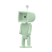 Load image into Gallery viewer, Mini Astronaut Magnetic LED Night Light Desktop Building Block Ornaments Desk Lamp, Round White, Round Pink, Round Blue, Round Green, Square White, Square Pink, Square Blue, Square Green