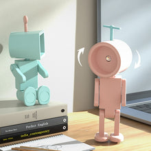 Load image into Gallery viewer, Mini Astronaut Magnetic LED Night Light Desktop Building Block Ornaments Desk Lamp, Round White, Round Pink, Round Blue, Round Green, Square White, Square Pink, Square Blue, Square Green