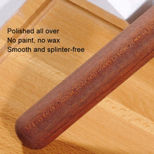 Load image into Gallery viewer, Home Wooden Rolling Pin Nonstick Red Sandalwood Rolling Stick, 25x3cm, 30x3cm, 40x3cm, 30x3.6cm, 40x3.6cm, 50x3.6cm
