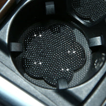 Load image into Gallery viewer, Car-mounted Diamond-filled Plum Blossom Decorated PVC Water Coaster