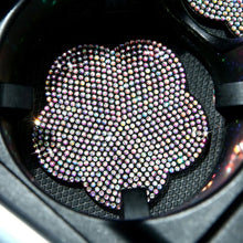 Load image into Gallery viewer, Car-mounted Diamond-filled Plum Blossom Decorated PVC Water Coaster