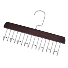 Load image into Gallery viewer, Wooden Sling Hanger Lingerie Vest Tie Organizer Household Wave Drying Racks