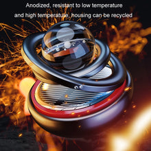 Load image into Gallery viewer, Interstellar Vast Solar Rotating Car Aromatherapy Ornaments, Black, Red, Gold, Silver