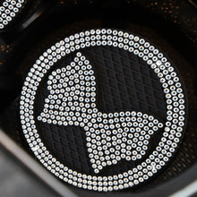 Load image into Gallery viewer, Car Multifunctional Anti-slip Coaster with Diamond Bow Crystal