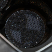 Load image into Gallery viewer, Car Multifunctional Anti-slip Coaster with Diamond Bow Crystal
