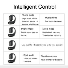 Load image into Gallery viewer, D6 OWS Ear-mounted ENC Noise Reduction Wireless Bluetooth 5.2 Earphones, Black without Accessories, White without Accessories, Black Bag with Accessories, White Bag with Accessories
