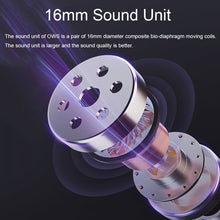 Load image into Gallery viewer, D6 OWS Ear-mounted ENC Noise Reduction Wireless Bluetooth 5.2 Earphones, Black without Accessories, White without Accessories, Black Bag with Accessories, White Bag with Accessories