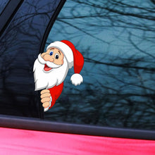 Load image into Gallery viewer, Santa Claus Elk Car Window Decorative Stickers Car Side Window Bumper Decal, A Model 13 x 9cm, A Model 20 x 14cm, B Model 13 x 11cm, B Model 20 x 17cm, C Model 13 x 10cm, C Model 20 x 16cm