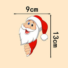 Load image into Gallery viewer, Santa Claus Elk Car Window Decorative Stickers Car Side Window Bumper Decal, A Model 13 x 9cm, A Model 20 x 14cm, B Model 13 x 11cm, B Model 20 x 17cm, C Model 13 x 10cm, C Model 20 x 16cm