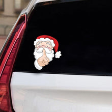 Load image into Gallery viewer, Santa Claus Elk Car Window Decorative Stickers Car Side Window Bumper Decal, A Model 13 x 9cm, A Model 20 x 14cm, B Model 13 x 11cm, B Model 20 x 17cm, C Model 13 x 10cm, C Model 20 x 16cm