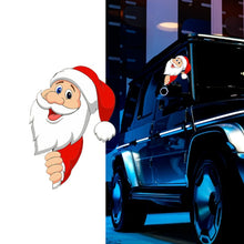 Load image into Gallery viewer, Santa Claus Elk Car Window Decorative Stickers Car Side Window Bumper Decal, A Model 13 x 9cm, A Model 20 x 14cm, B Model 13 x 11cm, B Model 20 x 17cm, C Model 13 x 10cm, C Model 20 x 16cm
