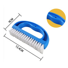 Load image into Gallery viewer, Car Interior D-shaped Seat Seam Cleaning Brush, Blue
