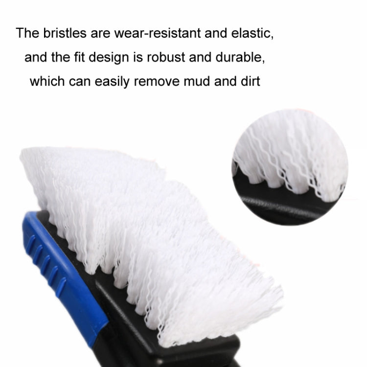 Car Tire Interior Mat Stiff Brush Cleaning Tool, Dark Blue