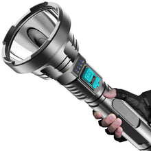 Load image into Gallery viewer, Strong Light Flashlight USB Rechargeable LED Super Bright Long-range Outdoor Lighting