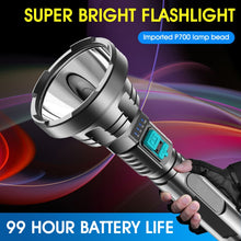 Load image into Gallery viewer, Strong Light Flashlight USB Rechargeable LED Super Bright Long-range Outdoor Lighting