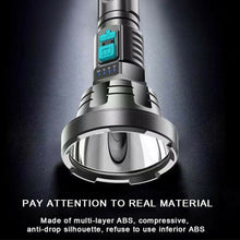 Load image into Gallery viewer, Strong Light Flashlight USB Rechargeable LED Super Bright Long-range Outdoor Lighting