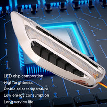 Load image into Gallery viewer, 2pcs Car Fender Blade Dynamic Side Marker Lights 12V LED High Bright Daytime Running Lights, Red, White, Blue