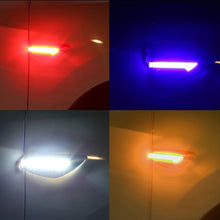 Load image into Gallery viewer, 2pcs Car Fender Blade Dynamic Side Marker Lights 12V LED High Bright Daytime Running Lights, Red, White, Blue
