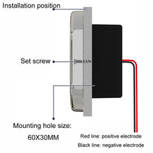 Load image into Gallery viewer, 12/24V USB+Type-C Car, RV, Boat Mobile Phone Charger Modification, Silver 2.1A+1A+PD3.0