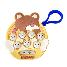 Load image into Gallery viewer, Cartoon Pattern Mini Palm Gaming Machine Play Mouse Electronic Lighting Decompressing Toy Keychain