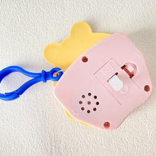 Load image into Gallery viewer, Cartoon Pattern Mini Palm Gaming Machine Play Mouse Electronic Lighting Decompressing Toy Keychain, Carrot Rabbit