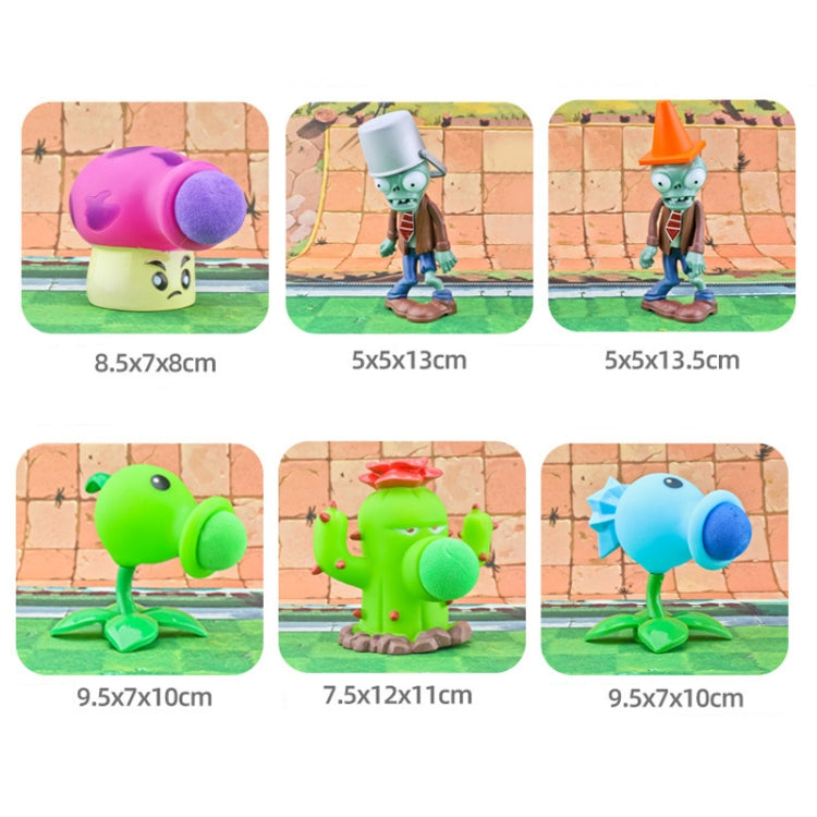5pcs /Pack Genuine Plant VS Zombie Toy Set Children Cartoon Anime Doll