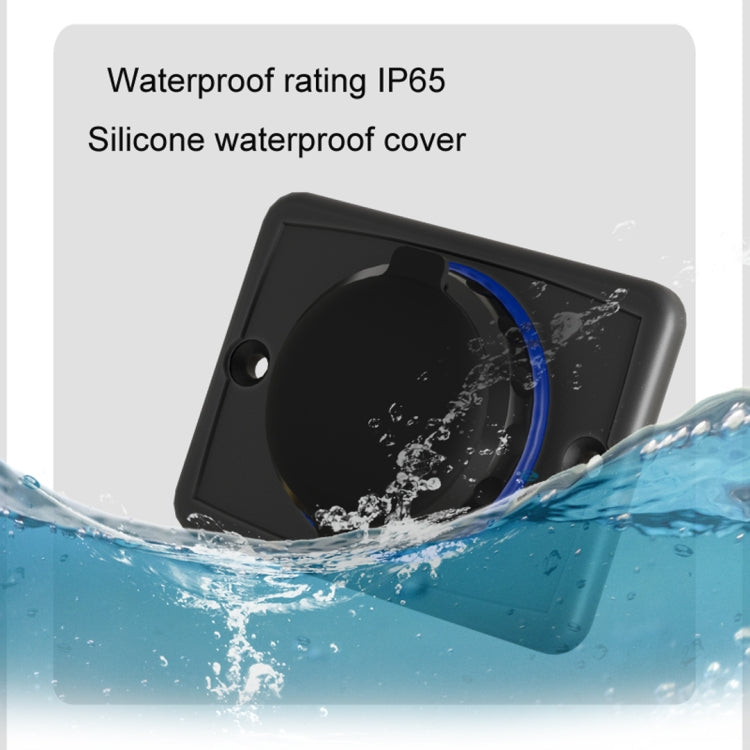 Car Ship Modified Waterproof USB Socket Charger, UCC-350 QC+PD Fast Charge 30W, UCC-350 AC3.1A Total 3.1A 15.5W