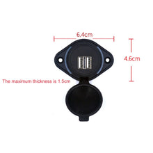 Load image into Gallery viewer, Dual USB 12V/24V Waterproof Modified Car Charger, UCC-310-2U 3.1A