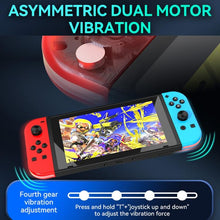 Load image into Gallery viewer, JOY-02 Gaming Left And Right Handle With RGB Lights Body Feel Bluetooth Gamepad For Switch / Switch OLED / Switch Pro / Switch Lite / Switch Joycon, Black, Grey