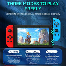 Load image into Gallery viewer, JOY-02 Gaming Left And Right Handle With RGB Lights Body Feel Bluetooth Gamepad For Switch / Switch OLED / Switch Pro / Switch Lite / Switch Joycon, Black, Grey