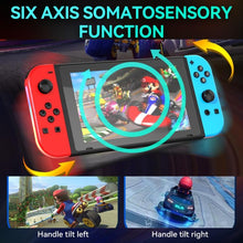Load image into Gallery viewer, JOY-02 Gaming Left And Right Handle With RGB Lights Body Feel Bluetooth Gamepad For Switch / Switch OLED / Switch Pro / Switch Lite / Switch Joycon, Black, Grey