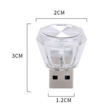 Load image into Gallery viewer, Car Diamond Model USB Ambient Light Charge-Free Plug And Play LED Decorative Lights