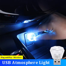 Load image into Gallery viewer, Car Diamond Model USB Ambient Light Charge-Free Plug And Play LED Decorative Lights