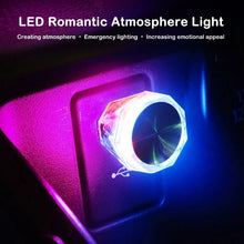 Load image into Gallery viewer, Car Diamond Model USB Ambient Light Charge-Free Plug And Play LED Decorative Lights