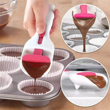 Load image into Gallery viewer, Cupcake Scoop Can Push Labor-saving Batter Chocolate Sauce Measuring Spoon