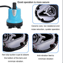 Load image into Gallery viewer, Anti-Dry Burning Bottom Suction Pump Fish Tank Suction Feces Wigwam Bonsai Submersible Pumps, JN-311 12W