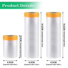 Load image into Gallery viewer, Furniture Wall Decoration Dustproof Masking Film Car Protective Film, 55cm x 20m, 1.1m x 20m, 1.5m x 20m