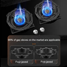 Load image into Gallery viewer, Kacheeg Household Gas Stove Gathering Fire Energy Saving Cover Kitchen Non-Slip Windscreen, Four-Jawed, Five-Jawed