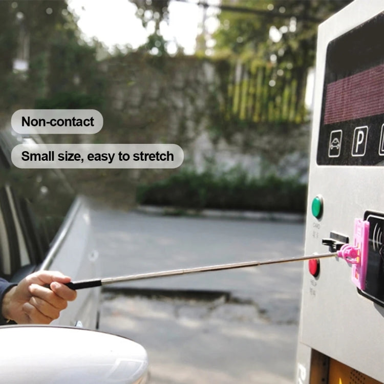 Portable Extension Pole for Car Driving Parking, White+Black, Pink+White, Purple+Gray