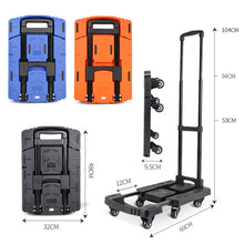 Load image into Gallery viewer, Folding Hand Trolley Portable Luggage Handling Turtle Cart