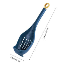 Load image into Gallery viewer, Multifunctional Garlic Press Filter Slotted Spoon Baby Food Grinding Tools, White Gray, Blue Light Blue, Deep Blue Yellow