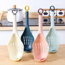 Load image into Gallery viewer, Multifunctional Garlic Press Filter Slotted Spoon Baby Food Grinding Tools, White Gray, Blue Light Blue, Deep Blue Yellow