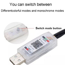 Load image into Gallery viewer, Car Interior Fiber Optic Cold Light RGB Ambient Lamp Center Phantom Footwell Atmosphere Lights, One To One 110cm, One To Two 110cm+35cm