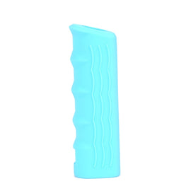 Automotive Universal Silicone Handbrake Handle Cover Brake Handle Decorative Protective Sleeve, Straight Sleeve, Oblique Sleeve