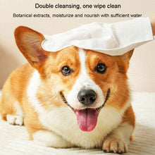 Load image into Gallery viewer, KIMHOME Pet No-Rinse Gloves Wipes Dogs Cats Bathing Deodorizing Cleaning Dry Cleaning Pet Supplies, 6pcs /Pack